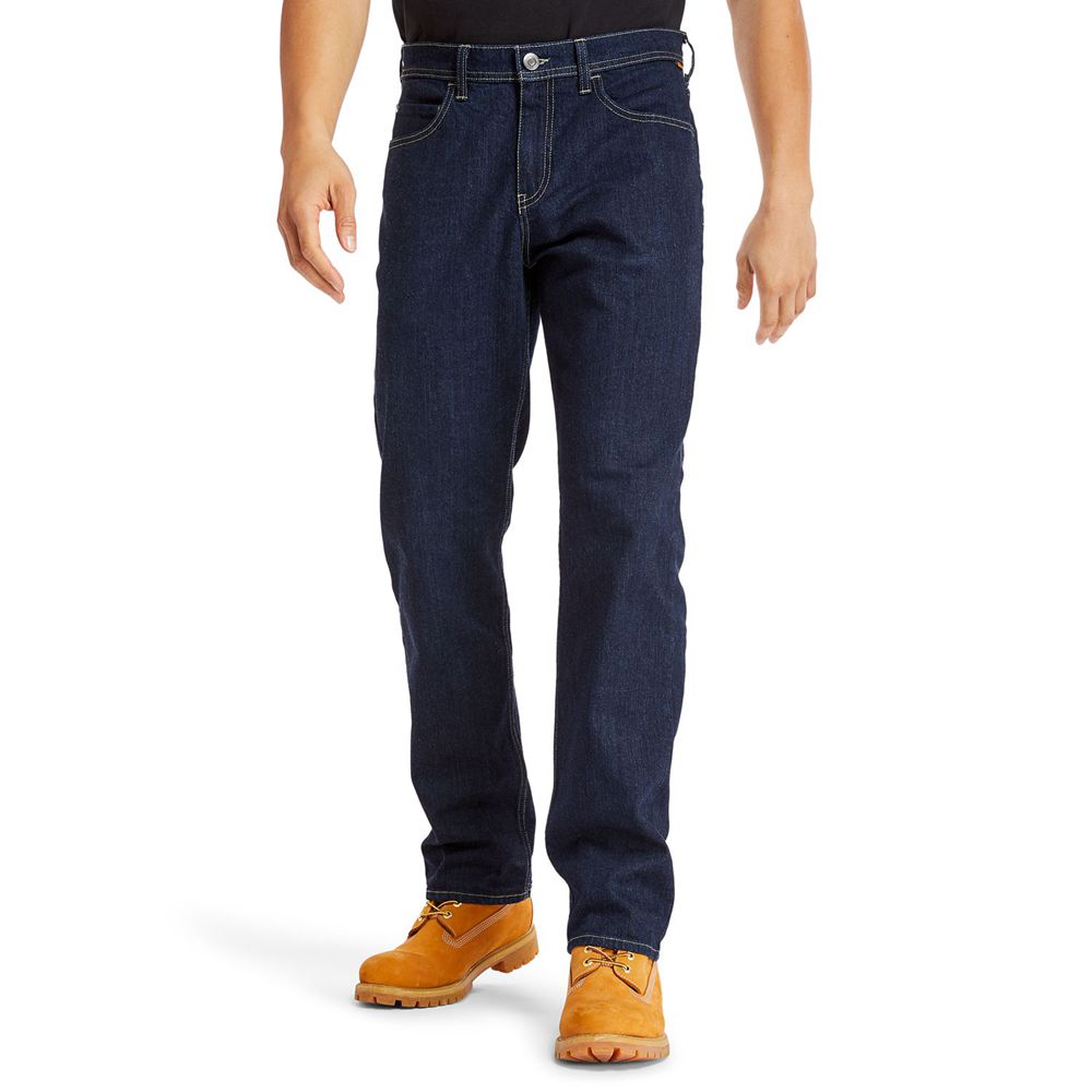 Pantaloni Timberland Barbati Bleumarin - Regular Fit Denim Jeans - Romania - TCNFJO321